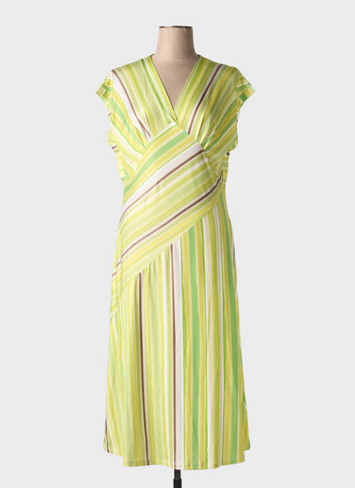 Rochie midi galben SCORZZO femeie