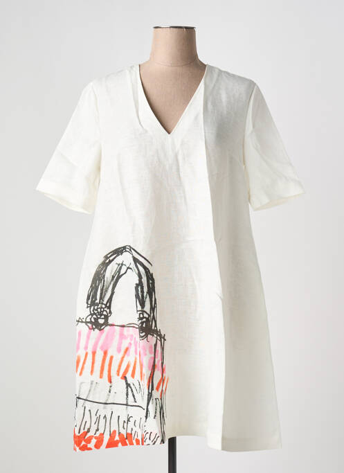 Rochie scurtă bej CHARMING SMILE femeie