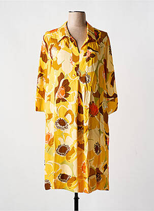 Rochie midi galben REVER MILE femeie