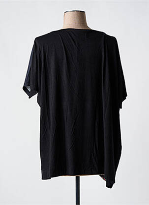 Tricou imprimeu fantezie mâneci scurte negru OZAI N KU femeie