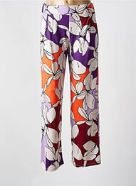 Pantalon drept elasticitate mărime normală violet SCORZZO femme