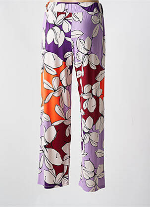 Pantalon drept elasticitate mărime normală violet SCORZZO femeie