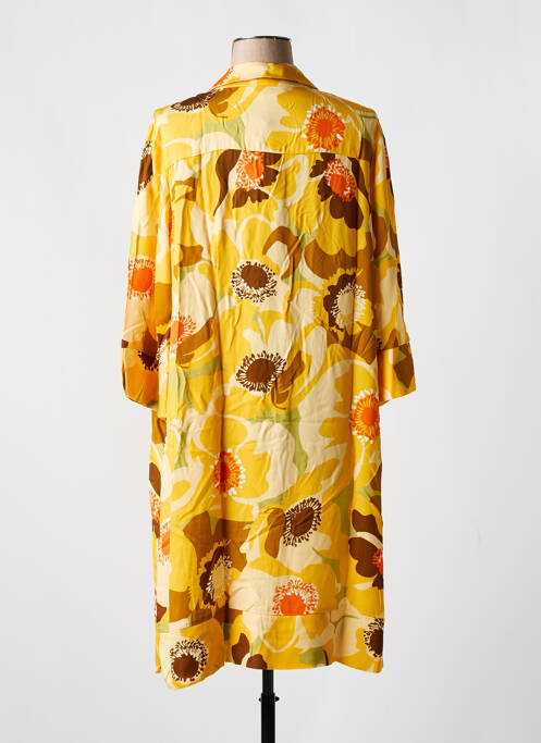 Rochie midi galben REVER MILE femeie