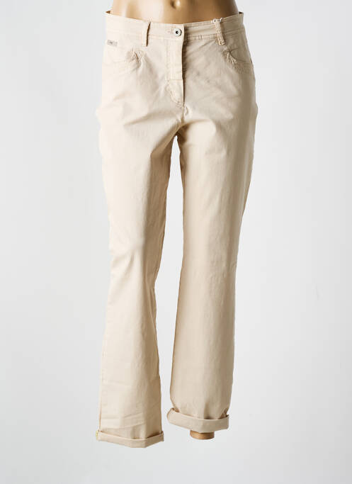 Pantalon drept bej RECOVER C.C. femeie