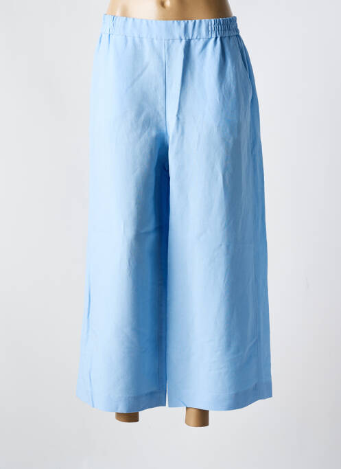 Pantalon larg albastru RAFFAELLO ROSSI femeie