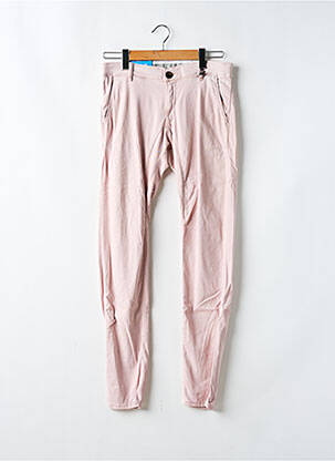 Pantalon chino elasticitate mărime normală roz PULL IN bărbat