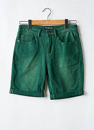 Șort țesătură poplin mărime normală verde WAXX homme