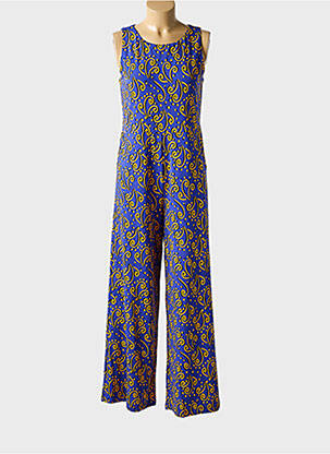 Salopetă-pantalon fără mâneci fără mâneci albastru SURKANA femeie