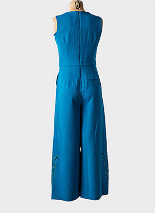Salopetă-pantalon închidere cu fermoar la spate fără mâneci albastru GOA GOA femeie