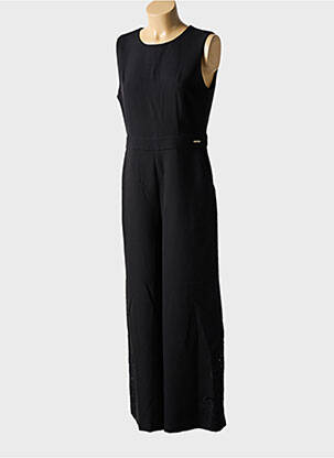 Salopetă-pantalon închidere cu fermoar la spate fără mâneci negru GOA GOA femeie