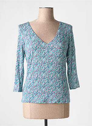 Tricou mâneci 3/4 mâneci 3/4 albastru SURKANA femeie