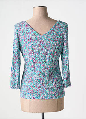 Tricou mâneci 3/4 mâneci 3/4 albastru SURKANA femeie