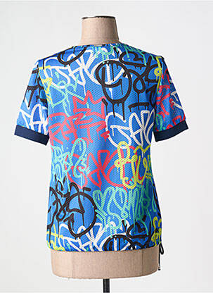 Tricou imprimeu fantezie mâneci scurte albastru MC PLANET BY INNATE femeie
