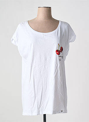 Tricou alb PLEASE femeie