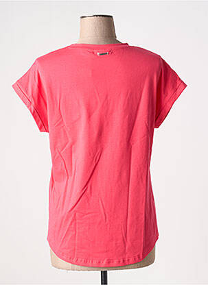 Tricou croială dreaptă mâneci scurte roșu GOA GOA femeie
