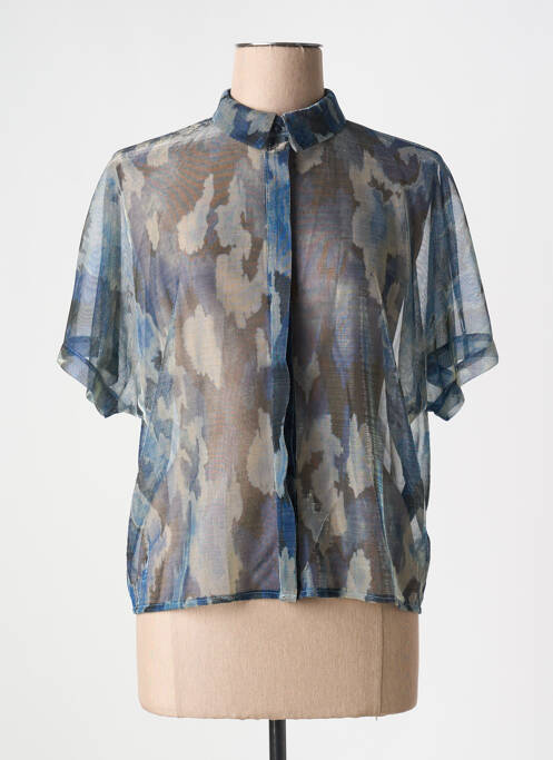 Cămașă albastru LAUREN VIDAL femeie