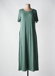 Rochie lungă mâneci scurte mâneci scurte verde RAGWEAR femme