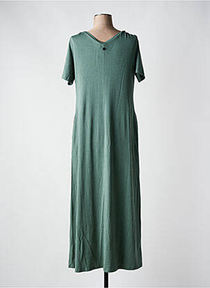 Rochie lungă mâneci scurte mâneci scurte verde RAGWEAR femeie