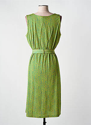 Rochie midi fără mâneci fără mâneci verde SURKANA femeie
