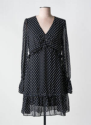 Rochie scurtă croială fluidă mâneci lungi negru GOA GOA femeie