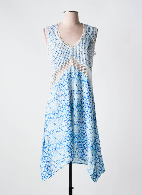 Rochie midi albastru GOA GOA femeie