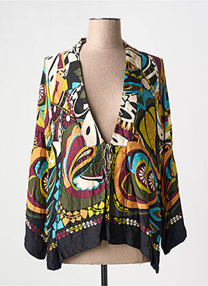 Jachete kimono negru LAUREN VIDAL femeie