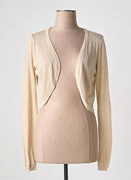 Bolero efect material satinat bej ESSENTIALS BY GOA GOA femme