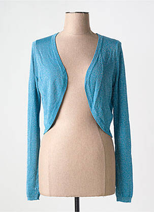 Bolero efect material satinat albastru închis ESSENTIALS BY GOA GOA femeie