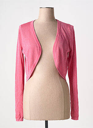Bolero efect material satinat roz ESSENTIALS BY GOA GOA femeie