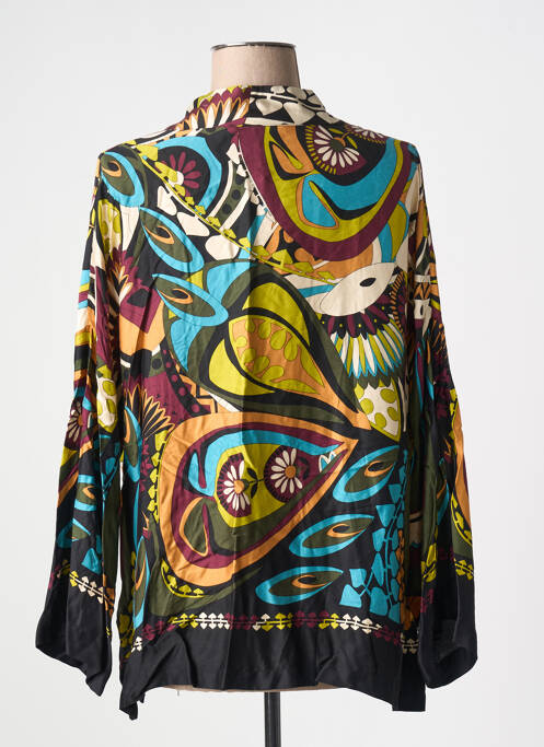 Jachete kimono negru LAUREN VIDAL femeie