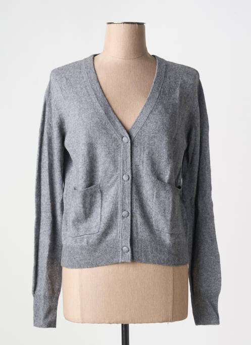 Vestă cu mâneci lungi gri FRACOMINA femeie