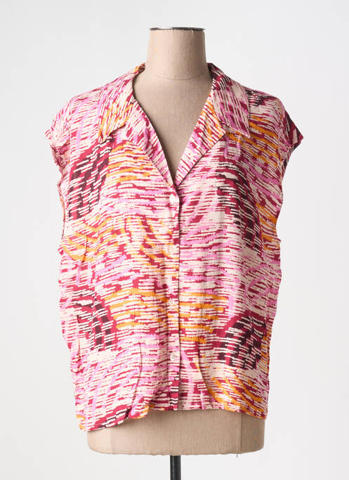 Cămașă mâneci scurte mâneci scurte roz SURKANA femme