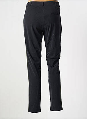 Pantalon chino broderie galoni laterali mărime normală negru HBT femeie
