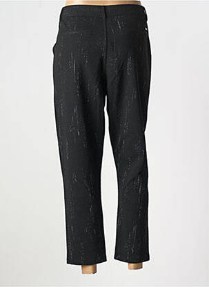 Pantalon 7/8 talie cu cleme mărime normală negru SUN VALLEY femeie
