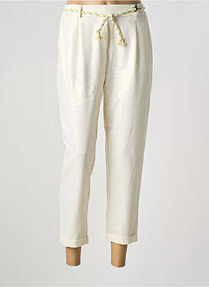 Pantalon 7/8 talie elastică mărime normală auriu PLEASE femeie