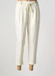 Pantalon 7/8 talie elastică mărime normală auriu PLEASE femeie