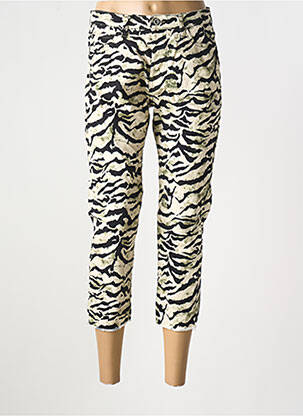 Pantalon trei sferturi bej PLEASE femeie