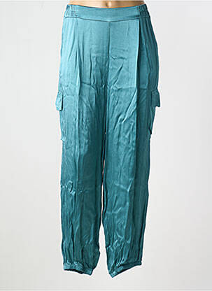 Pantalon cargo verde LAUREN VIDAL femeie