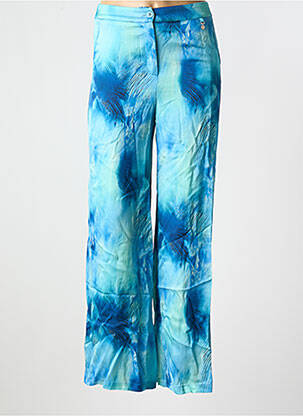 Pantalon larg albastru GOA GOA femeie