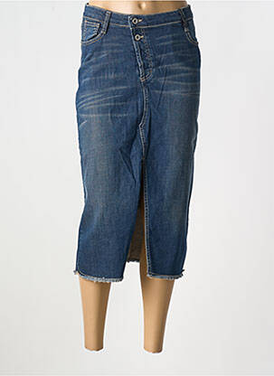 Fustă midi albastru PLEASE femeie