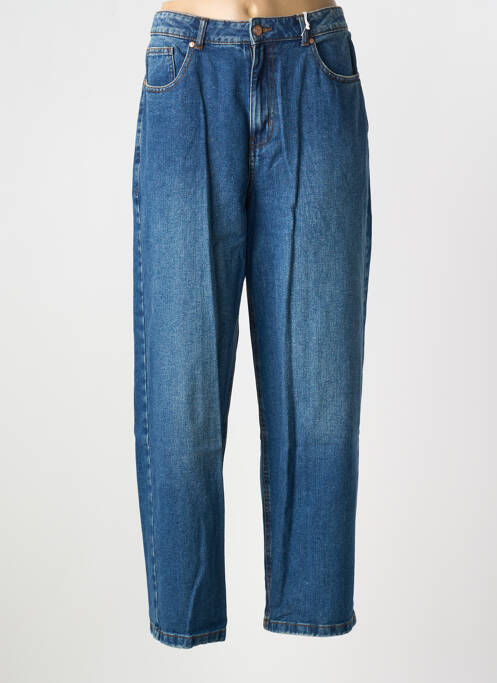 Blugi cu croială dreaptă albastru MUSE femeie