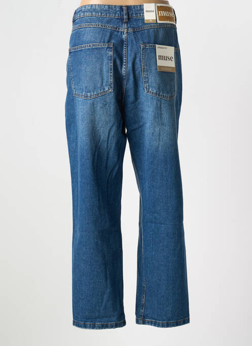 Blugi cu croială dreaptă albastru MUSE femeie