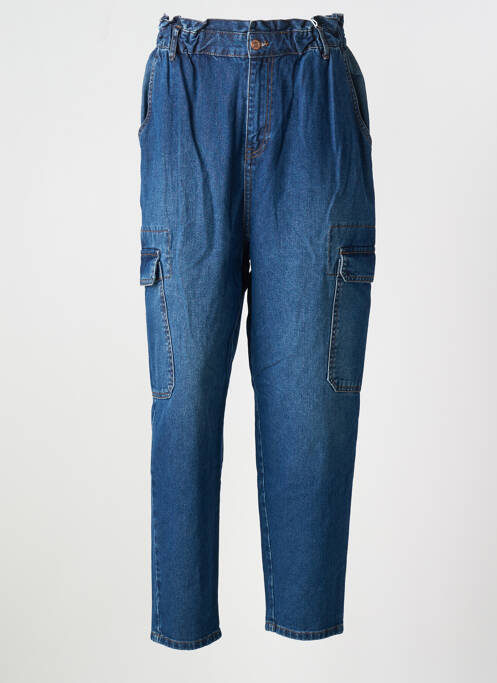 Blugi cu croială dreaptă albastru MUSE femeie