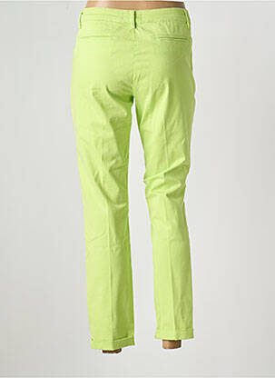 Pantalon chino țesătură poplin mărime normală verde FRACOMINA femeie