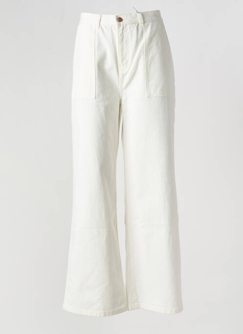 Blugi cu croială evazată bej MUSE femeie