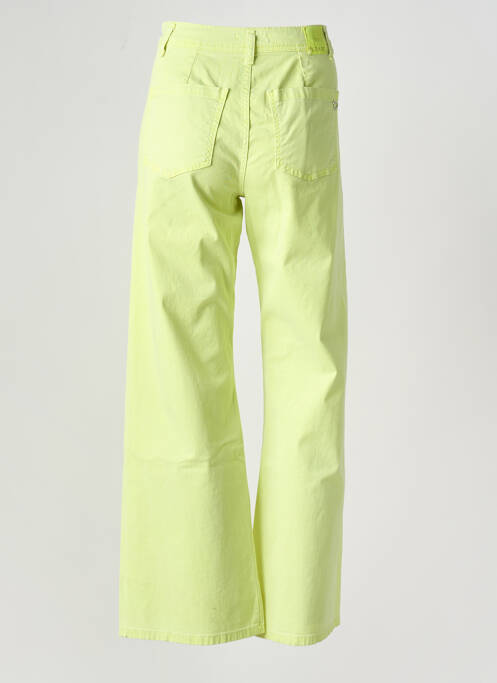 Blugi cu croială evazată verde PLEASE femeie