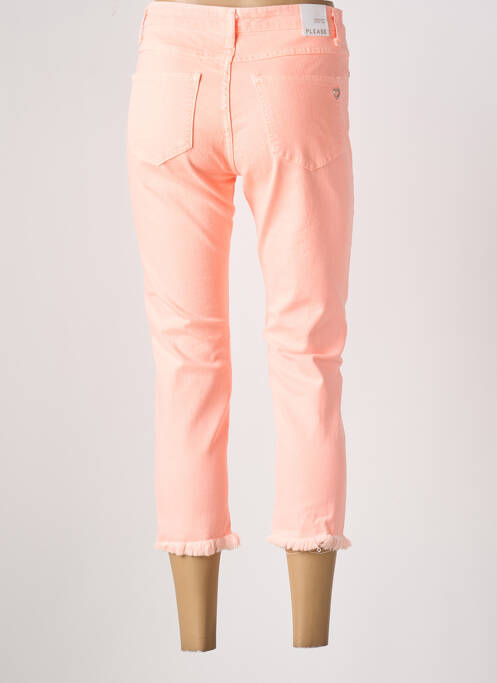 Blugi cu croială slim portocaliu PLEASE femeie