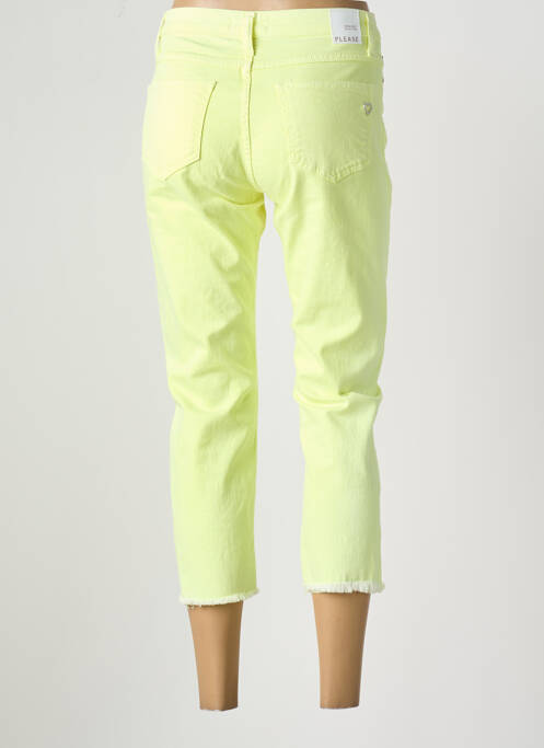 Blugi cu croială slim galben PLEASE femeie