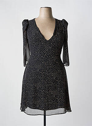 Rochie midi mâneci 3/4 mâneci 3/4 negru CATRAZA femeie