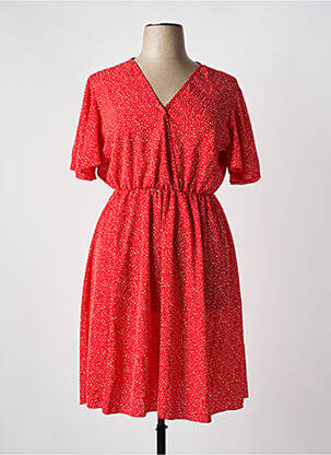 Rochie midi roșu WORLD FASHION femeie